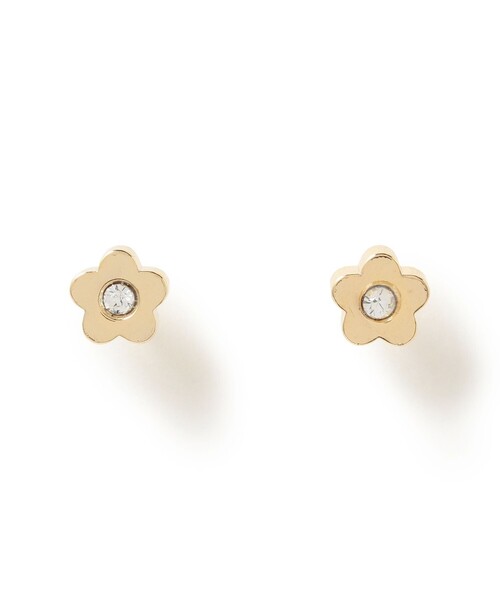 Ray BEAMS(レイビームス)の「シック フラワー ピアス(ピアス(両耳用)・レディース・シルバー/ゴールド・ONE SIZE)」の5枚目の写真