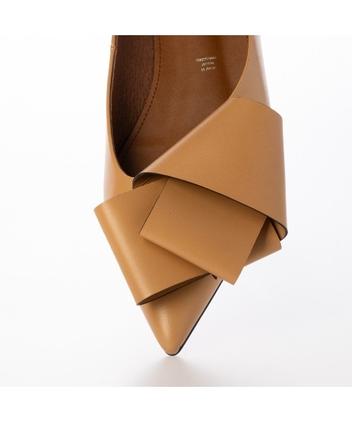 Mode et Jacomo（モードエジャコモ）の「リボンポインテッドトゥローヒールパンプス（パンプス・レディース・ライトブラック/ナチュラル/レッド系その他2/ワイン・22.5cm/23cm/23.5cm/24cm/24.5cm）」の12枚目の写真