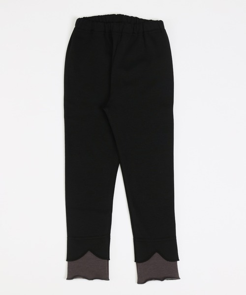 SKAPE(エスケープ)の「スソキリカエレギンス(レギンス/スパッツ・キッズ・グレー/ブラック・90cm/120cm/80cm/130cm/100cm/110cm)」の2枚目の写真