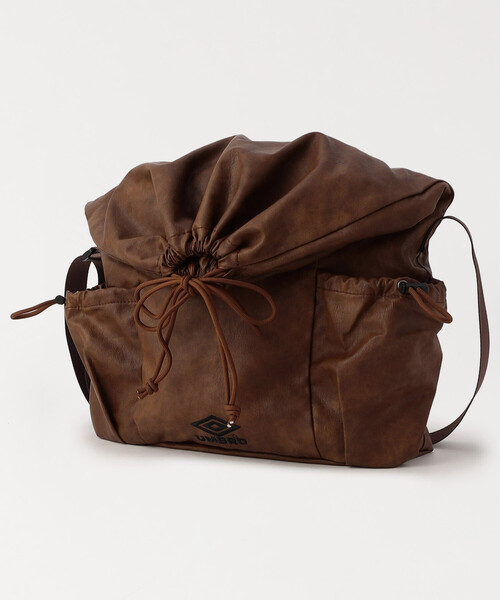 UMBRO/アンブロ SP PU LOGO SHOULDER BAG/別注 刺繍ロゴ ショルダーバッグ（ショルダーバッグ）｜UMBRO（アンブロ）