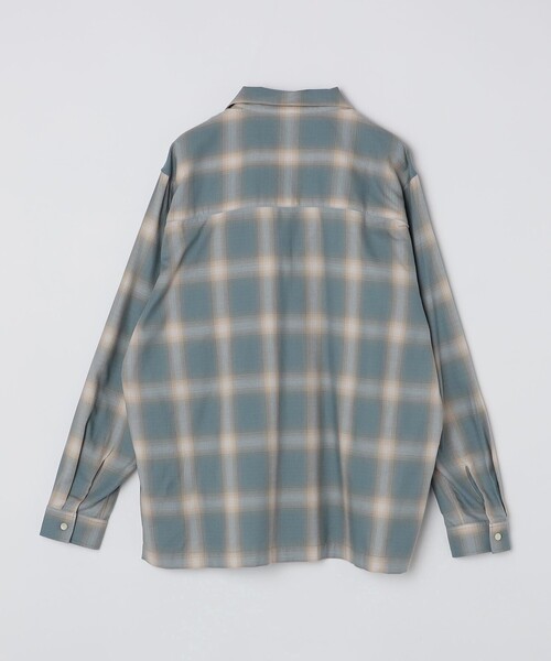 SHIPS（シップス）の「SHIPS: オンブレ チェック オープンカラー シャツ（シャツ/ブラウス・メンズ・ブラウン/ブラック/ライトブルー・SMALL/MEDIUM/LARGE/X-LARGE）」の19枚目の写真