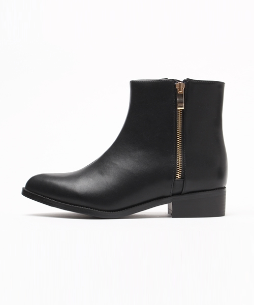 OUTLET（アウトレット）の「【Discoat】サイドジップブーツ（ブーツ・レディース・ブラウン/ブラック・SMALL/MEDIUM/LARGE）」の8枚目の写真