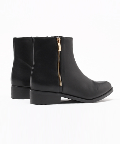 OUTLET（アウトレット）の「【Discoat】サイドジップブーツ（ブーツ・レディース・ブラウン/ブラック・SMALL/MEDIUM/LARGE）」の10枚目の写真
