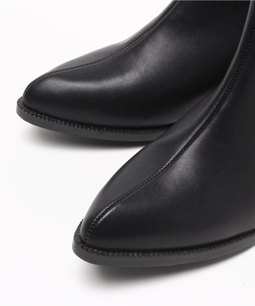 OUTLET（アウトレット）の「【Discoat】サイドジップブーツ（ブーツ・レディース・ブラウン/ブラック・SMALL/MEDIUM/LARGE）」の3枚目の写真