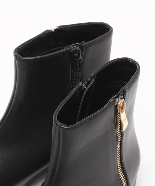 OUTLET（アウトレット）の「【Discoat】サイドジップブーツ（ブーツ・レディース・ブラウン/ブラック・SMALL/MEDIUM/LARGE）」の4枚目の写真