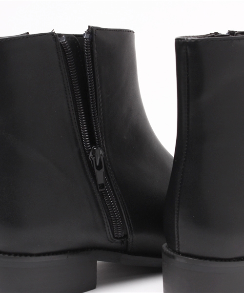 OUTLET（アウトレット）の「【Discoat】サイドジップブーツ（ブーツ・レディース・ブラウン/ブラック・SMALL/MEDIUM/LARGE）」の6枚目の写真
