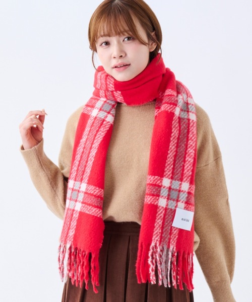 洗えるストール 'ツイードライク”（ストール/ショール）｜estaa