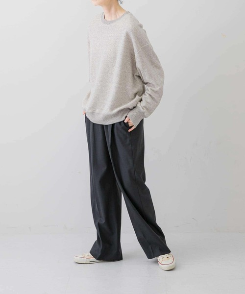 【美品】かぐれ　コットンリヨセルスウェットプルオーバー かぐれ（カグレ）の「コットンリヨセルスウェットプルオーバー