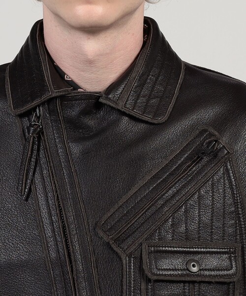 ゴートレザー ライダースジャケット（ライダースジャケット