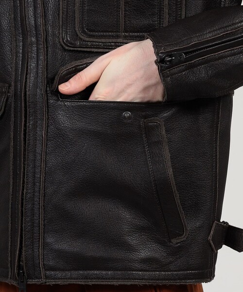 ゴートレザー ライダースジャケット（ライダースジャケット