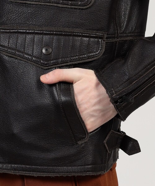 ゴートレザー ライダースジャケット（ライダースジャケット