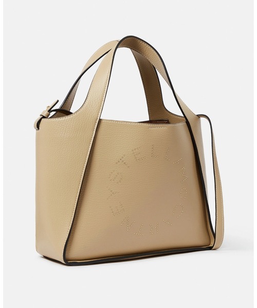 【セール】Stella Logo Grainy Studded Crossbody Bag / ステラ ロゴ グレイン スタッズ クロスボディバッグ（トートバッグ）｜STELLA McCARTNEY（ステラマッカートニー）