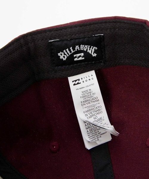 BILLABONG(ビラボン)の「BILLABONG メンズ STACKED SNAPBACK キャップ 【2024年秋冬モデル】/ビラボンスナップバックキャップ(キャップ・メンズ・ブラック/ブラウン系その他/チャコールグレー/グリーン系その他・FREE)」の7枚目の写真