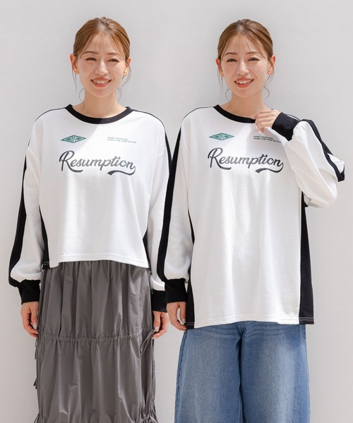 LAKOLE（ラコレ）の「ゲームプリント長袖T / 148442（Tシャツ/カットソー・レディース・ブラック/グレー/オフホワイト・SMALL/MEDIUM）」の2枚目の写真