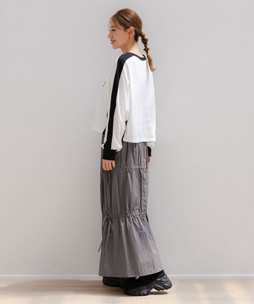 LAKOLE（ラコレ）の「ゲームプリント長袖T / 148442（Tシャツ/カットソー・レディース・ブラック/グレー/オフホワイト・SMALL/MEDIUM）」の5枚目の写真