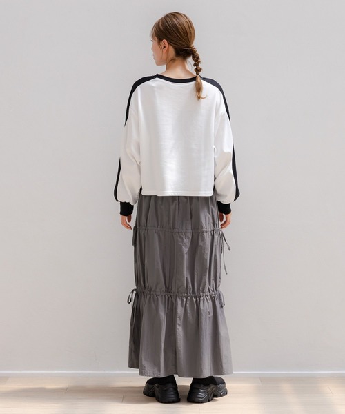 LAKOLE（ラコレ）の「ゲームプリント長袖T / 148442（Tシャツ/カットソー・レディース・ブラック/グレー/オフホワイト・SMALL/MEDIUM）」の6枚目の写真