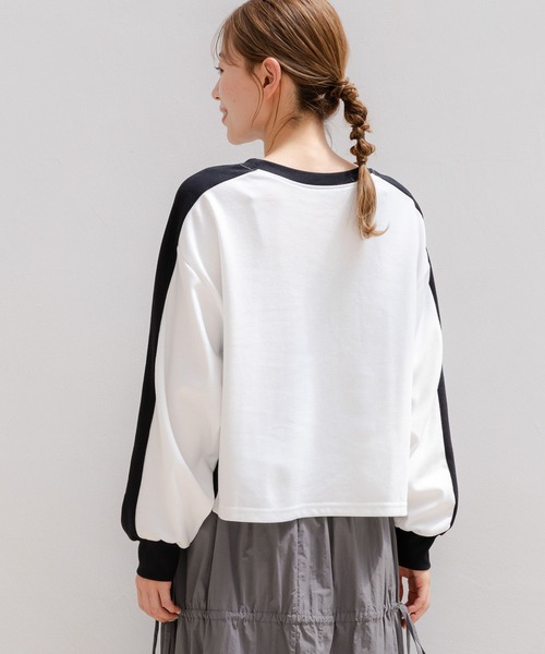 LAKOLE（ラコレ）の「ゲームプリント長袖T / 148442（Tシャツ/カットソー・レディース・ブラック/グレー/オフホワイト・SMALL/MEDIUM）」の9枚目の写真