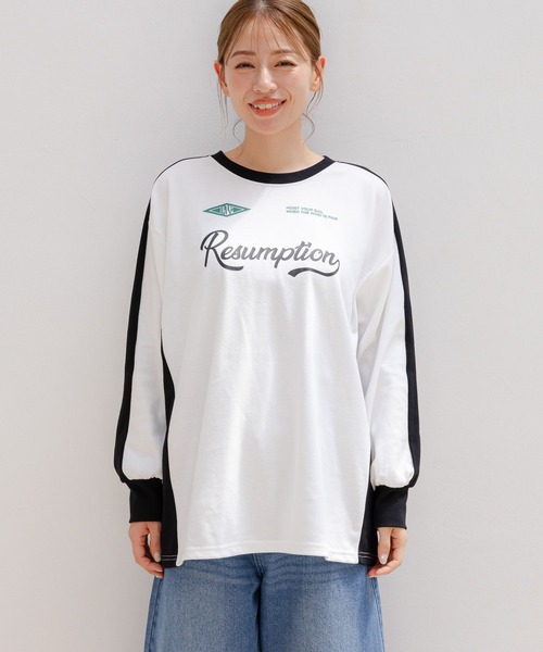 LAKOLE（ラコレ）の「ゲームプリント長袖T / 148442（Tシャツ/カットソー・レディース・ブラック/グレー/オフホワイト・SMALL/MEDIUM）」の11枚目の写真