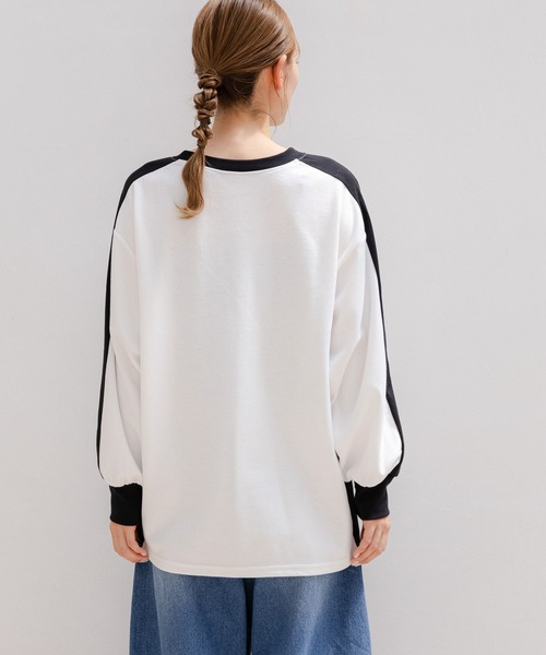 LAKOLE（ラコレ）の「ゲームプリント長袖T / 148442（Tシャツ/カットソー・レディース・ブラック/グレー/オフホワイト・SMALL/MEDIUM）」の13枚目の写真