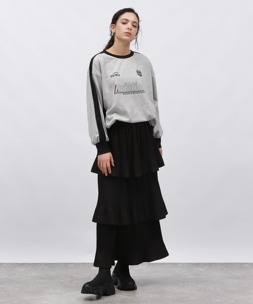 LAKOLE（ラコレ）の「ゲームプリント長袖T / 148442（Tシャツ/カットソー・レディース・ブラック/グレー/オフホワイト・SMALL/MEDIUM）」の17枚目の写真