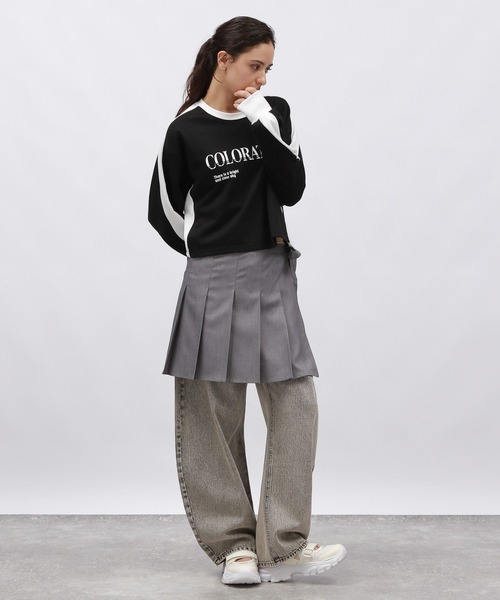 LAKOLE（ラコレ）の「ゲームプリント長袖T / 148442（Tシャツ/カットソー・レディース・ブラック/グレー/オフホワイト・SMALL/MEDIUM）」の22枚目の写真