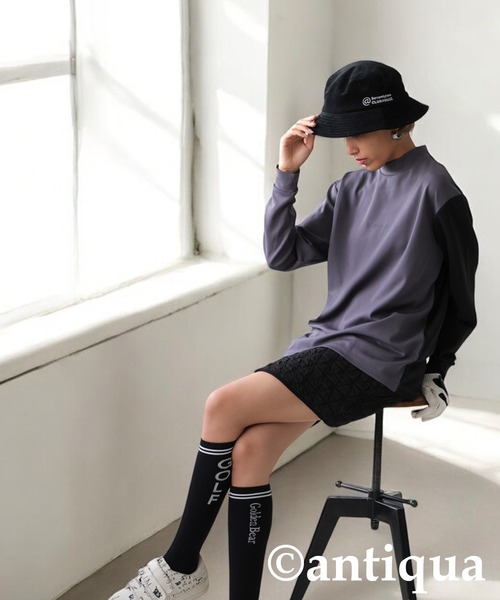 antiqua(アンティカ)の「【STCH】コーデュロイハット(ハット・レディース・ブラック/グレー・L/M)」の4枚目の写真