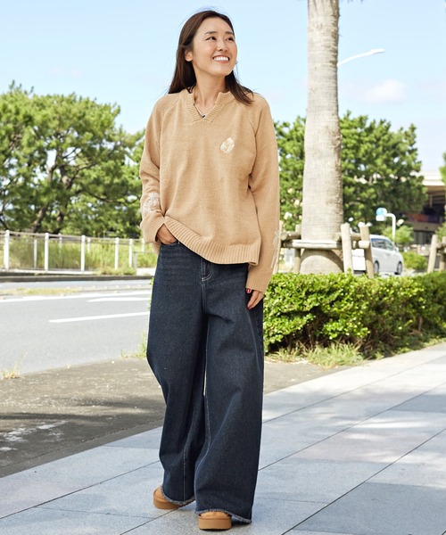 【Kahiko】マカマカイモールニットトップス(ニット/セーター)|Kahiko(カヒコ) 【Kahiko】マカマカイモールニットトップス(ニット/セーター)|Kahiko(カヒコ)