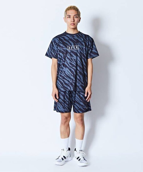 AKTR BEAST CAMO AKTR LOGO SPORTS TEE（アクター ビーストカモ