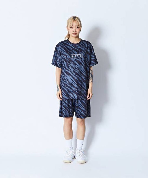 AKTR BEAST CAMO AKTR LOGO SPORTS TEE（アクター ビーストカモ