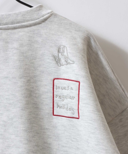Red Cap Girl(レッドキャプガール)の「Red Cap Girl Sweat Shirt/レッドキャップガール オーバーサイズ 総柄プリント 裏起毛 トレーナー スウェット レディース メンズ(スウェット・メンズ・ダークグレー/アッシュ/ダークグリーン/ホワイト/ネイビー/ブラウン/グレー系その他/ブラック・M/L/LL)」の20枚目の写真