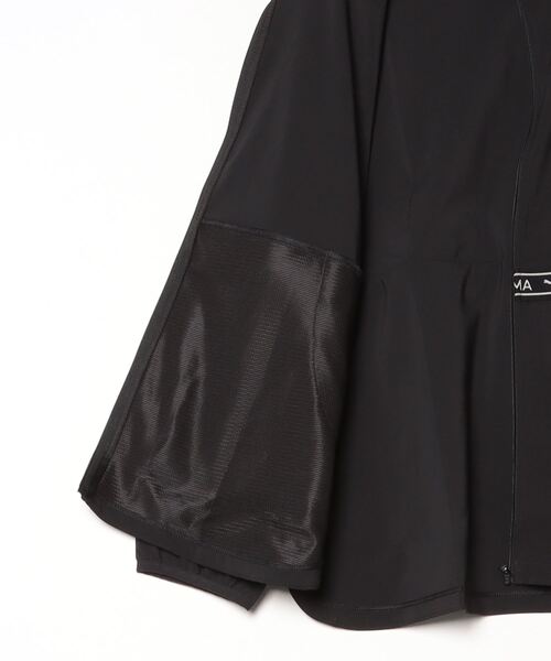 PUMA(プーマ)の「プーマ PUMA WOVEN ELASTIC ジャケット(ナイロンジャケット・レディース・ホワイト/ブラック・L/XL/S/M)」の4枚目の写真