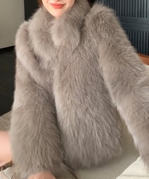 おしゃれスタ（オシャレスタ）の「ボリュームフェイクファーコート（その他アウター）」