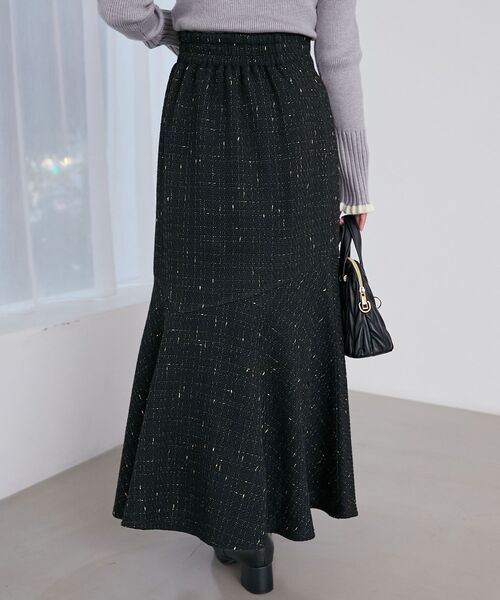 MAJESTIC LEGON（マジェスティックレゴン）の「ツイードマーメイドロングスカート（スカート・レディース・グレー/ブラック/ベージュ/ホワイト系その他2/ブラック系その他・SMALL/MEDIUM/X-SMALL）」の16枚目の写真
