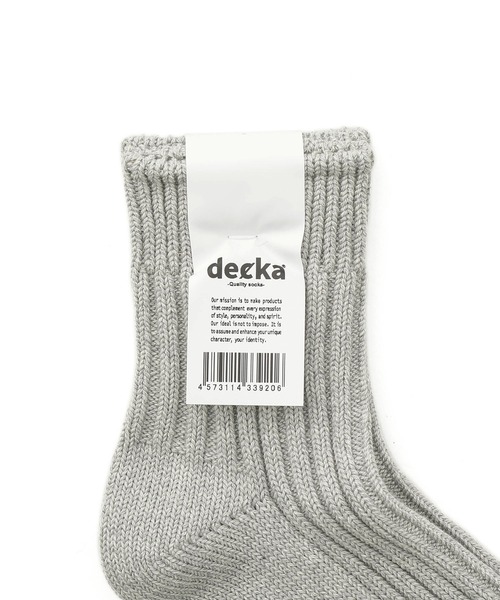 HIGHTIDE(ハイタイド)の「decka Quality socks デカ クォリティソックス Low Gauge Rib Socks | Short Length ローゲージリブソックス ショート(ソックス/靴下・メンズ・ホワイト/ライトグレー/オレンジ/オリーブ/ブラック・M/L)」の19枚目の写真