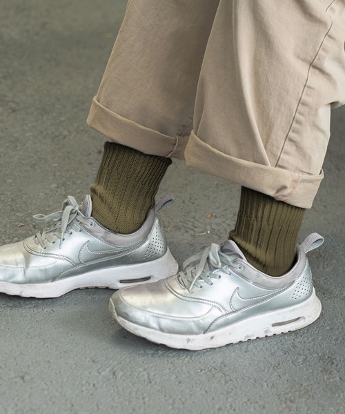 HIGHTIDE(ハイタイド)の「decka Quality socks デカ クォリティソックス Low Gauge Rib Socks | Short Length ローゲージリブソックス ショート(ソックス/靴下・メンズ・ホワイト/ライトグレー/オレンジ/オリーブ/ブラック・M/L)」の12枚目の写真