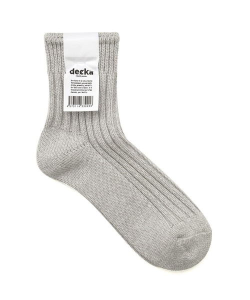 HIGHTIDE(ハイタイド)の「decka Quality socks デカ クォリティソックス Low Gauge Rib Socks | Short Length ローゲージリブソックス ショート(ソックス/靴下・メンズ・ホワイト/ライトグレー/オレンジ/オリーブ/ブラック・M/L)」の18枚目の写真