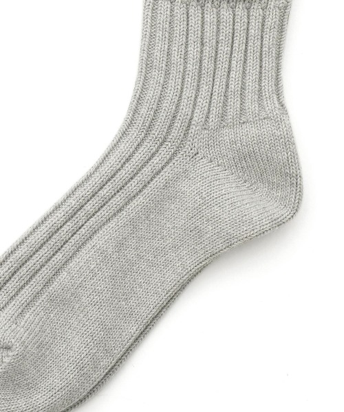 HIGHTIDE(ハイタイド)の「decka Quality socks デカ クォリティソックス Low Gauge Rib Socks | Short Length ローゲージリブソックス ショート(ソックス/靴下・メンズ・ホワイト/ライトグレー/オレンジ/オリーブ/ブラック・M/L)」の21枚目の写真