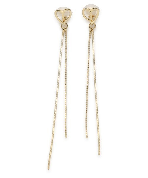 SNIDEL（スナイデル）の「ハートロングイヤリング（ネックレス・レディース・ゴールド/シルバー・FREE）」の3枚目の写真