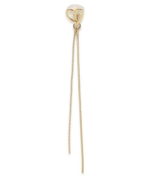 SNIDEL（スナイデル）の「ハートロングイヤリング（ネックレス・レディース・ゴールド/シルバー・FREE）」の4枚目の写真