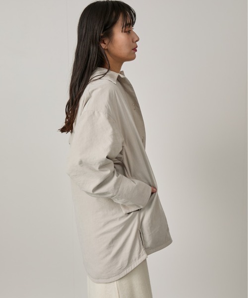 NERGY（ナージー）の「パデッドシャツジャケット（ダウンジャケット/コート・レディース・スミクロ/キナリ・FREE）」の16枚目の写真