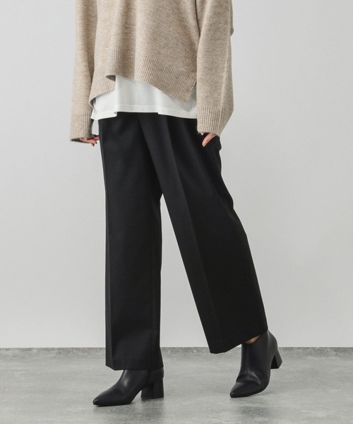GLOBAL WORK(グローバルワーク)の「あったかウツクシルエットワイドパンツ/115440(その他パンツ・レディース・モカ/グレー系9/グレー/ブルー/ブラック/アイボリー・MEDIUM/SMALL/LARGE/X-SMALL)」の19枚目の写真