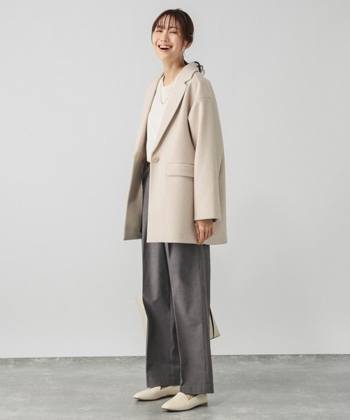 GLOBAL WORK(グローバルワーク)の「あったかウツクシルエットワイドパンツ/115440(その他パンツ・レディース・モカ/グレー系9/グレー/ブルー/ブラック/アイボリー・MEDIUM/SMALL/LARGE/X-SMALL)」の20枚目の写真