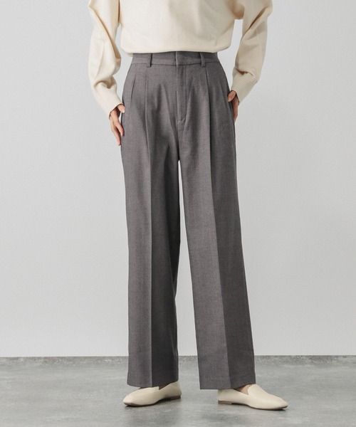 GLOBAL WORK(グローバルワーク)の「あったかウツクシルエットワイドパンツ/115440(その他パンツ・レディース・モカ/グレー系9/グレー/ブルー/ブラック/アイボリー・MEDIUM/SMALL/LARGE/X-SMALL)」の22枚目の写真