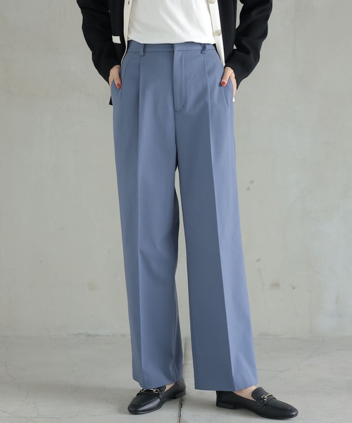 GLOBAL WORK(グローバルワーク)の「あったかウツクシルエットワイドパンツ/115440(その他パンツ・レディース・モカ/グレー系9/グレー/ブルー/ブラック/アイボリー・MEDIUM/SMALL/LARGE/X-SMALL)」の14枚目の写真