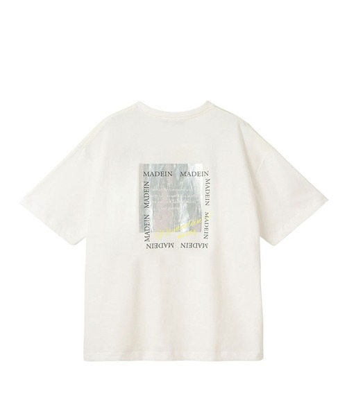 EASTBOY（イーストボーイ）の「Ｔシャツ 半袖〈MADEIN〉（Tシャツ/カットソー・キッズ・オフホワイト/チャコール/パープル/ミント・L/M）」の5枚目の写真