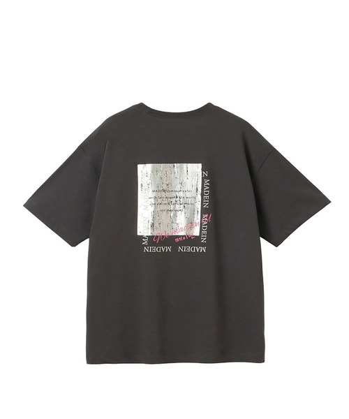 EASTBOY（イーストボーイ）の「Ｔシャツ 半袖〈MADEIN〉（Tシャツ/カットソー・キッズ・オフホワイト/チャコール/パープル/ミント・L/M）」の8枚目の写真