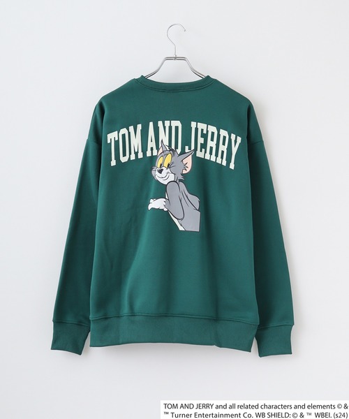 FUNALIVE(ファンアライブ)の「TOM&JERRY Fleece lining back print big sweatshirt / トムとジェリー 裏起毛 バックプリントビッグトレーナー unisex(スウェット・メンズ・オートミール/ベージュ/チャコール/ダークグリーン系1/ダークグリーン/ヘザーチャコール/杢グレー/チャコールアッシュ/ブラック系1/ホワイト系1/ブラック/ホワイト系2/ネイビー/ヘザーグレー/チャコールグレー/グレイッシュベージュ・M/L/XL)」の18枚目の写真