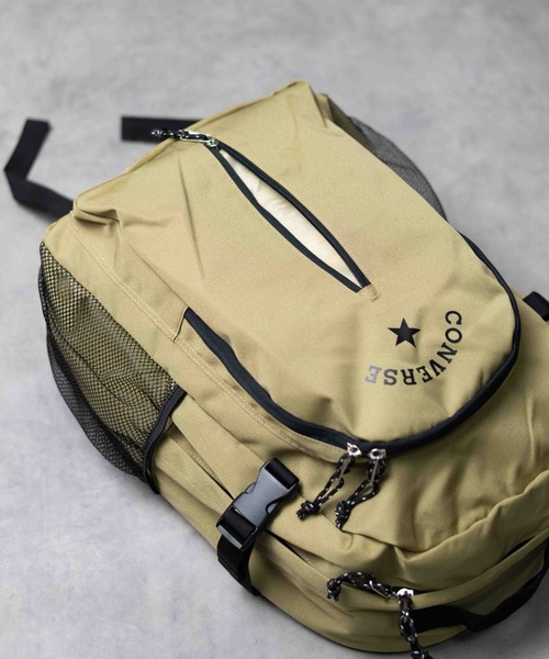 CONVERSE(コンバース)の「【CONVERSE】LOGO PRINT BACK PACK(バックパック/リュック・レディース・ブラック系その他/ベージュ/ブラック・FREE)」の15枚目の写真