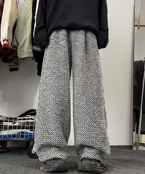 MGV(エムジーヴィー)の「ニットワイドパンツ(その他パンツ・メンズ・グレー・MEDIUM/LARGE/X-LARGE)」の3枚目の写真