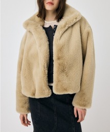FAUX FUR スタンドカラージャケット